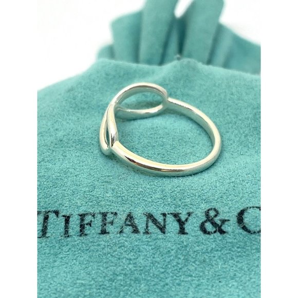 SOLD!!! Tiffany & Co Sterling Silver 925 Infinity Band Ring Size 6 - Picture 8 of 12